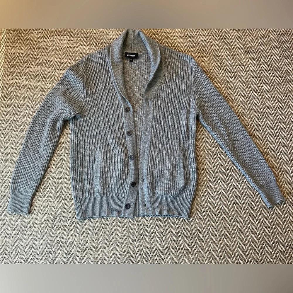Express Women's Small chunky knit boyfriend cardigan